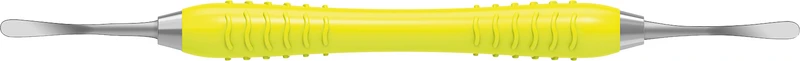 Raspatorium FREER 5.0 Colori Silikon LS   Stück  5 mm, LiquidSteel, Silikongriff, gelb
