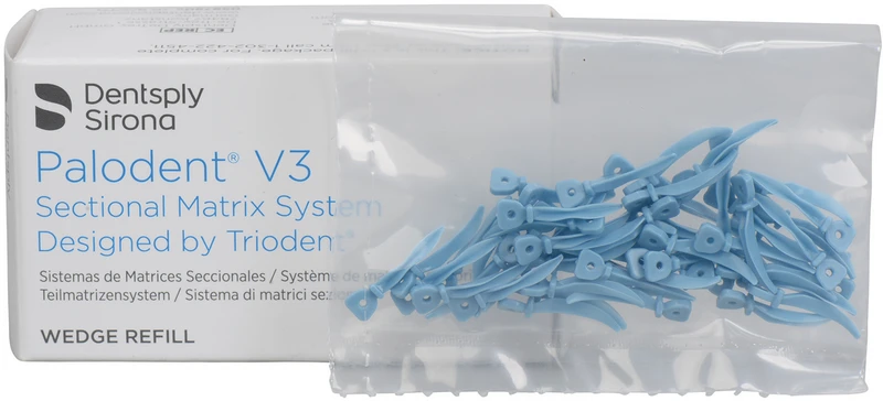 Palodent® V3 Teilmatrizensystem Keile  Packung  100 Stück mittel