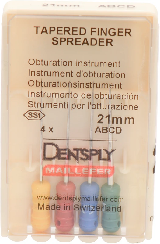 Finger Spreader konisch  Sortiment  4 Stück 21 mm, Größe A-D