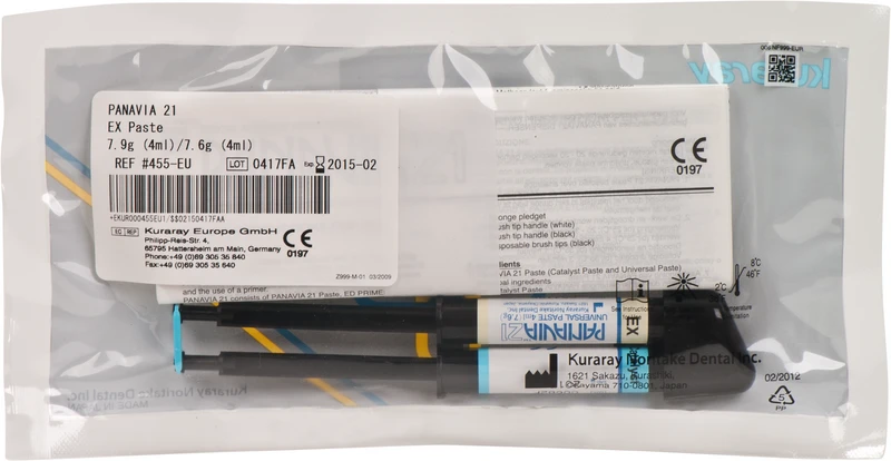 PANAVIA 21  Nachfüllpackung  7,9 g Katalysatorpaste EX, 7,6 g Universalpaste