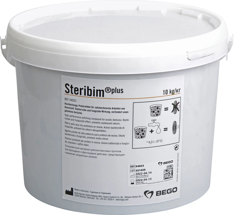 Steribim® plus  Eimer  10 kg Hochleistungs-Poliermittel