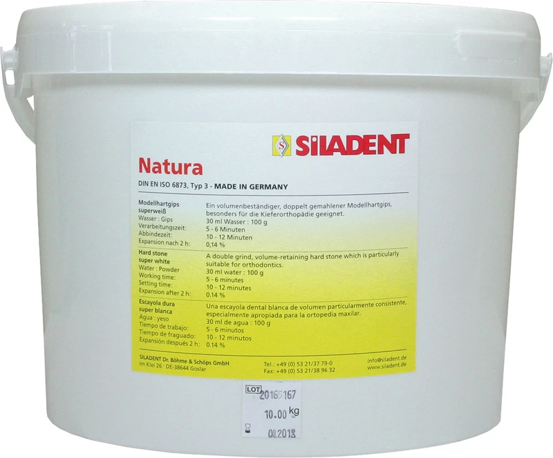 Natura  Eimer  10 kg superweiß