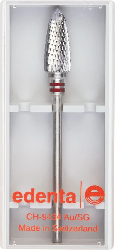 HM-Fräser Schliff 10  Stück  linksschneidend, Kreuzverz., 2 x rot standard, HP, Fi.274, 14 mm, ISO 060