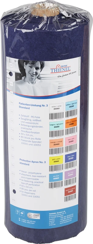 Patientenumhang Nr. 3  Rolle  80 Stück dunkelblau, 60 x 54 cm