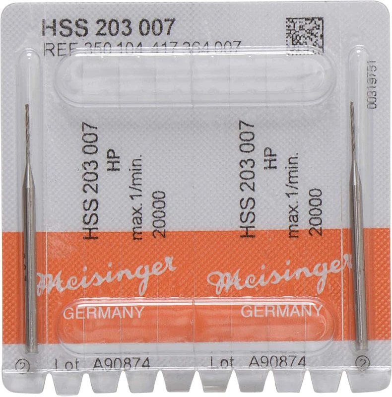 Spiralbohrer HSS 203  Packung  2 Stück HP, Figur 417, 9 mm, ISO 007