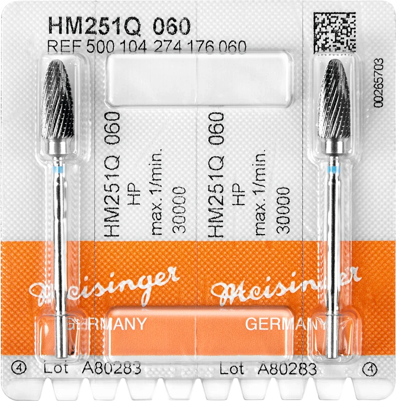 HM-Fräser Q  Packung  2 Stück Querhiebverzahnt, blau standard, HP, Figur 274, 14,7 mm, ISO 060