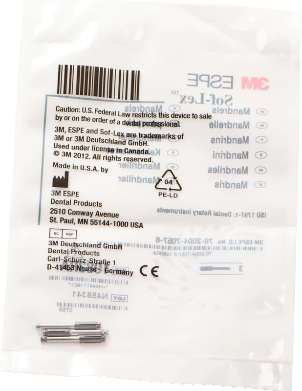 Sof-Lex Mandrelle  Packung  3 Stück RA