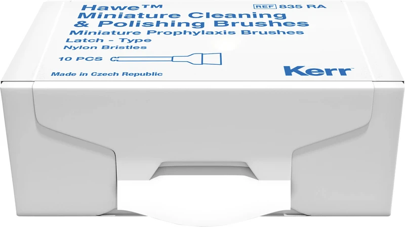 Hawe Miniature  Packung  10 Stück mit Nylonborsten, RA