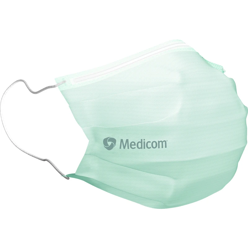 Medicom® SafeMask® Standard  Packung  50 Stück green, mit Gummiband