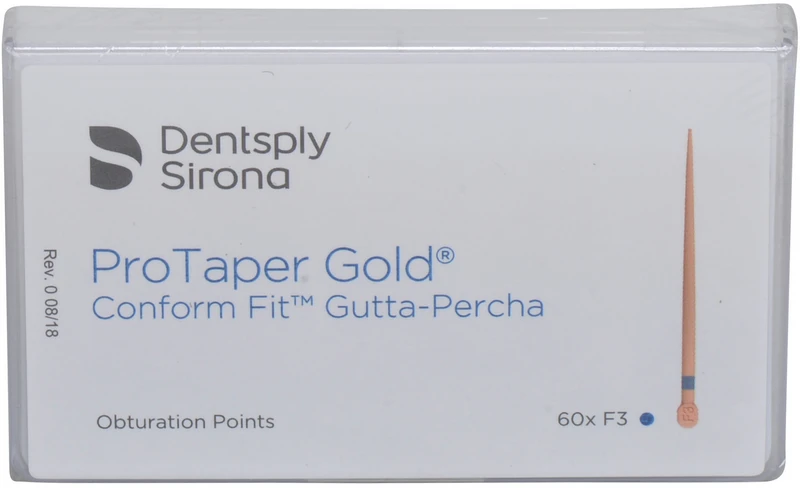 ProTaper Gold® Conform Fit Guttaperchaspitzen  Packung  60 Stück F3