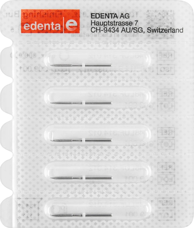 HM-Finierer TC48L  Packung  5 Stück weiß, 30 Schneiden, FG, Figur 249 Flamme lang, 8 mm, ISO 012