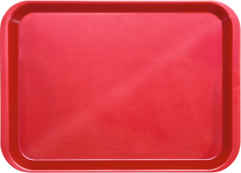 B-Lok Tray  Stück  Tray 34 x 24,5 x 2,2 cm, ohne Einteilung rot