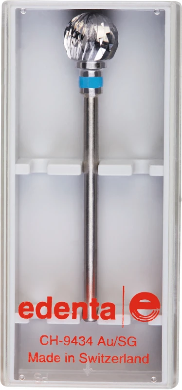 HM-Fräser Schliff 10  Stück  Kreuzverzahnung, blau standard, HP, Figur 001, 7 mm, ISO 080