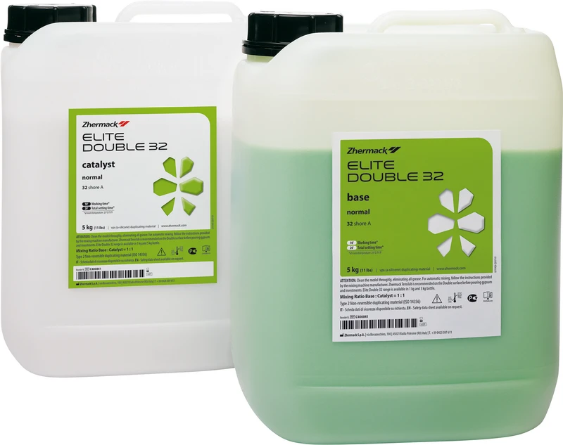 Elite Double 32   Karton  5 kg Kanister Base, 5 kg Kanister Katalysator, grasgrün, normalabbindend