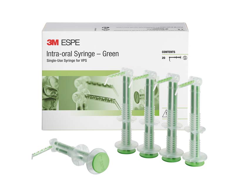 Intra-oral Syringe  Packung  20 Stück grün