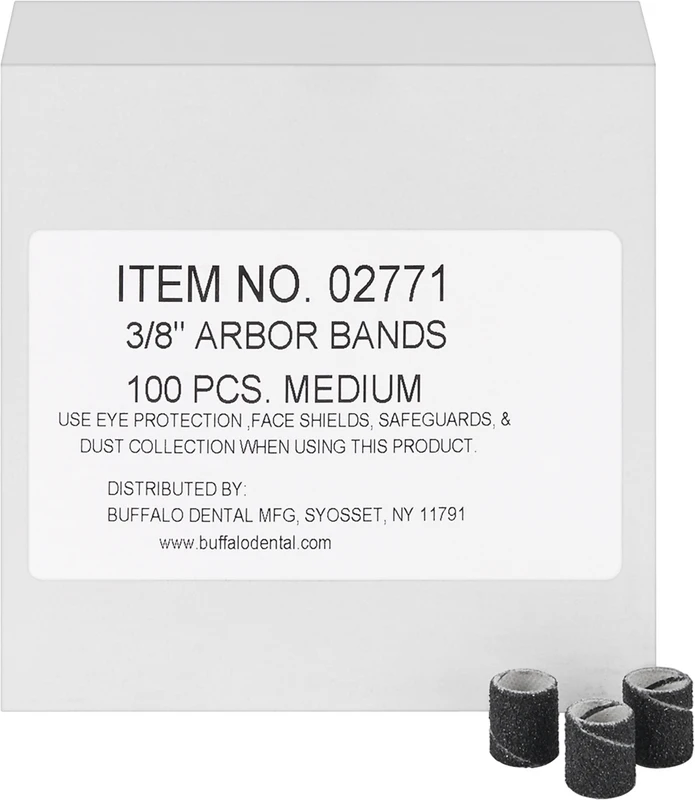 Arbor Bands Buffalo  Packung  100 Stück Größe 3\8, mittel