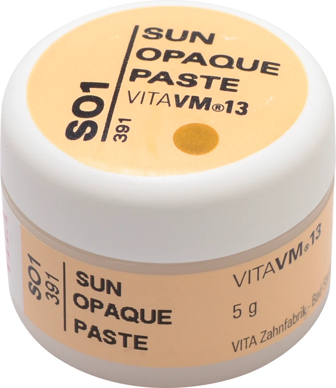 VITA VM®13 Zusatzmassen  Dose  5 g Paste sun opaque SO1