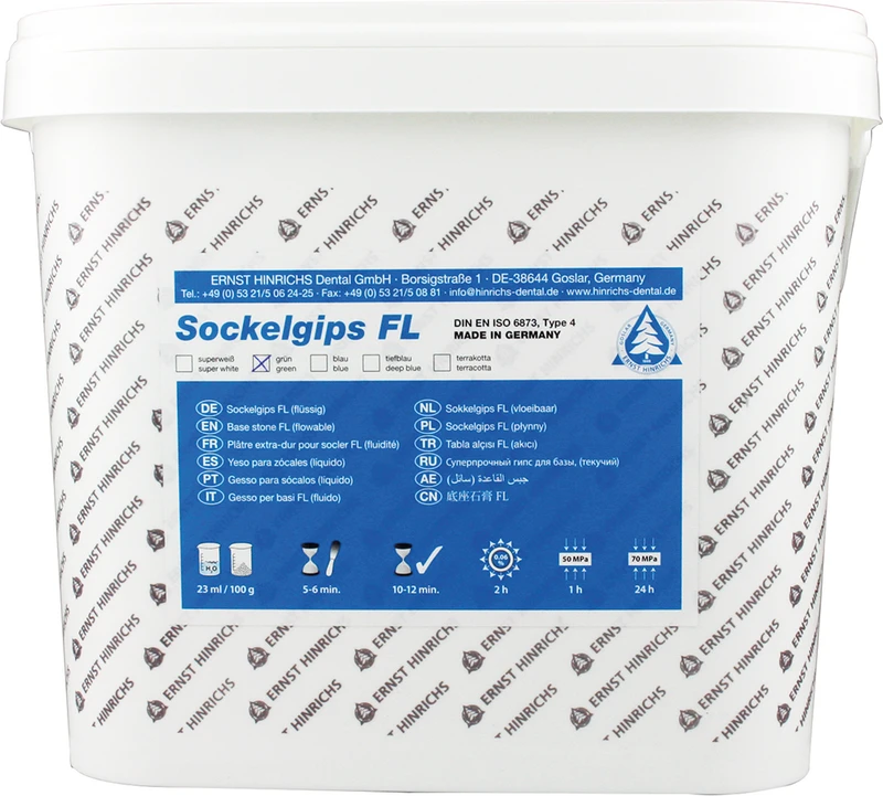 Sockelgips FL  Eimer  10 kg grün