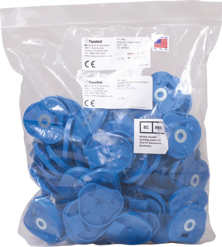 Magna-Split Indexplatten  Packung  100 Stück