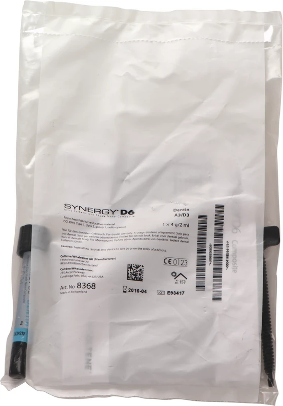 SYNERGY® D6  Spritze  4 g dentin A3\D3