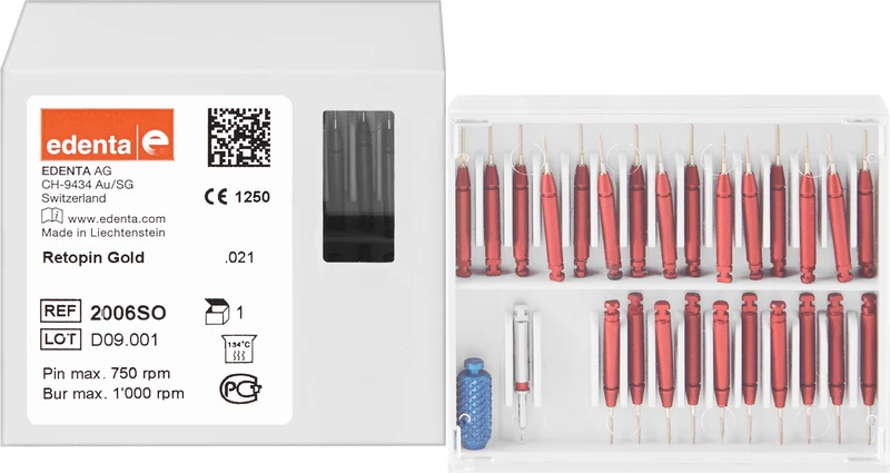Retopin  Sortiment  100 montierte Sifte Gold