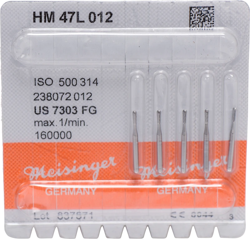 HM-Finierer 47L  Packung  5 Stück fein FG, Figur 238 Birne, 4 mm, ISO 012