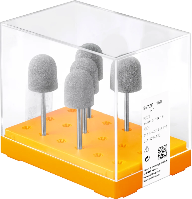 Kunststoffpolierer 9572  Packung  5 Stück grau, HP, Figur 201, 17 mm, ISO 150