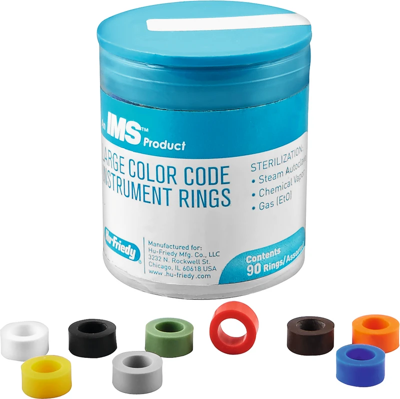 IMS Farbkodierungsringe maxi  Packung  90 Stück, IMS-1280L , sortiert