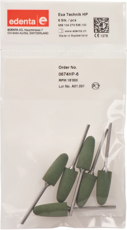 Exa Technique  Packung  6 Stück grün grob, HP, Figur 273, 24,5 mm, ISO 100