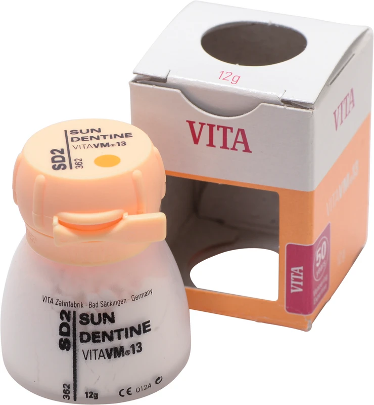 VITA VM®13 Zusatzmassen  Dose  12 g Pulver sun dentin SD2