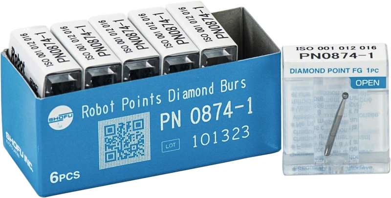 Robot Points FG  Packung  6 Stück FG, Figur Kugel, 1,2 mm, ISO 016