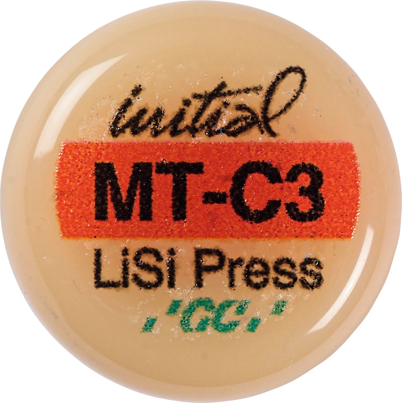 GC Initial LiSi Press  Packung  5 x 3 g Rohling C3 MT