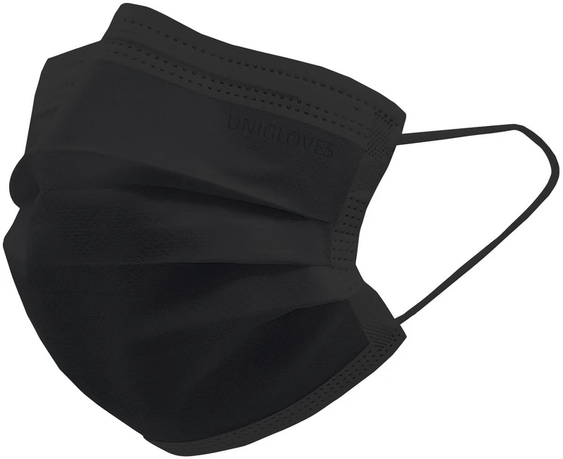 PROFIL PLUS SMALL OP-Mundschutz  Packung  50 Stück schwarz