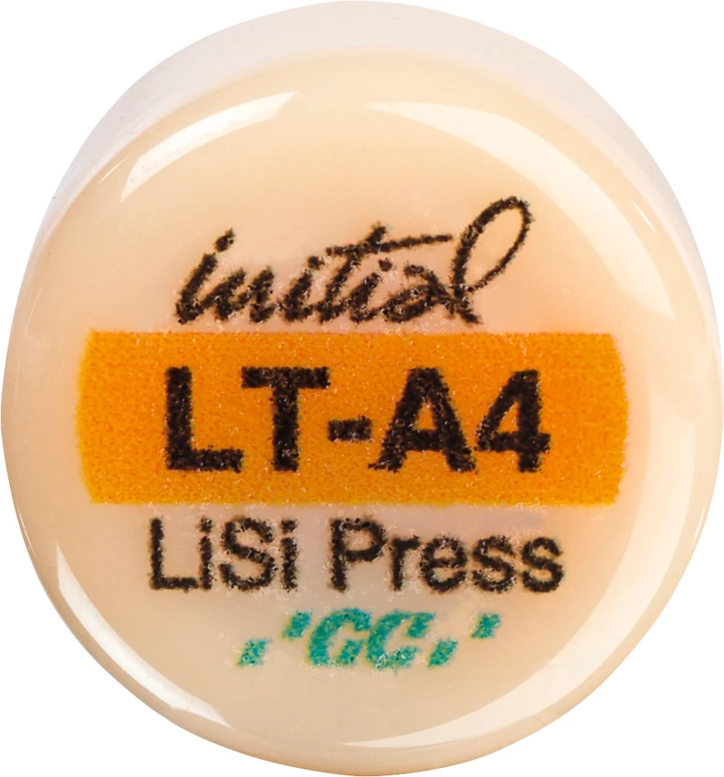 GC Initial LiSi Press  Packung  5 x 3 g Rohling A4 LT