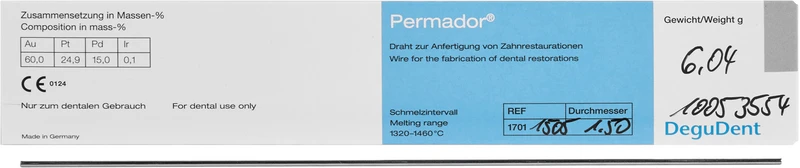 Permador®  Packung  1,5 mm Draht