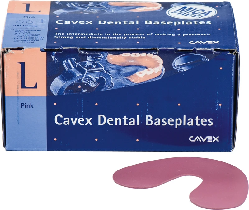 Cavex Basisplatten mica-frei  Packung  100 Stück UK