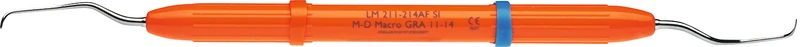 LM Macro Gracey   Stück  Figur 11\14, mesial-distal, orange, LM-ErgoNorm Griff