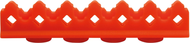 Silikon-Steg Auflagen  Stück  orange, für 6 Instrumente, 3029S+Clip
