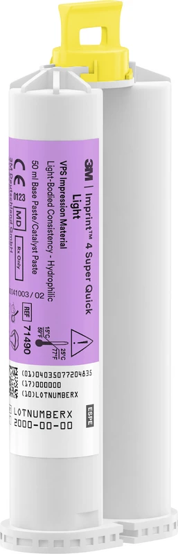 Imprint 4  Refill Packung  4 x 50 ml Doppelkartusche Super Quick Light, Zubehör