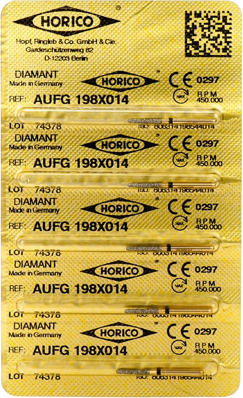 Diamant AuFG 198  Packung  5 Stück schwarz extra grob, FG, Figur 198, ISO 014