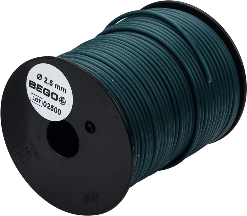 Wachsdraht  Rolle  250 g grün, Länge 50 m, Ø 2,5 mm