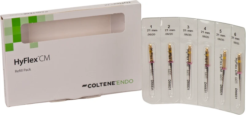 HyFlex® CM  Packung  6 Stück 21 mm, Taper.06 ISO 020