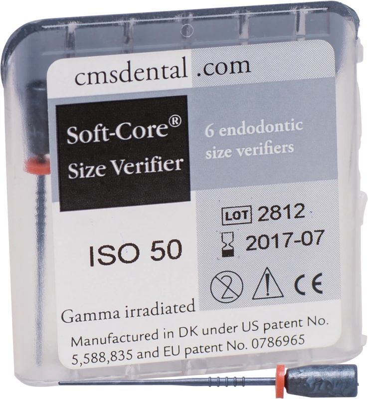 Soft Core Prüfstifte  Packung  6 Stück ISO 050