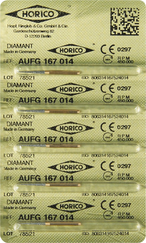 Diamant AuFG 167  Packung  5 Stück FG, Figur 167, ISO 014