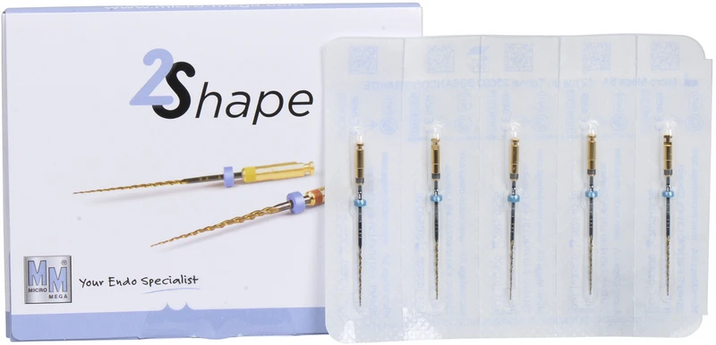 2Shape  Packung  5 Stück L 31 mm, Taper.04, ISO 040, steril