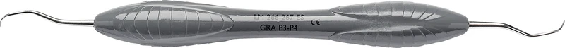 LM Gracey  Stück  Figur P3-P4, Frontzähne\Prämolaren, dunkelgrau, LM-ErgoSense® Griff