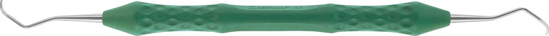 Gracey-Küretten AC  Stück  Figur M23A, 175 mm, Prämolaren, Molaren, PEEK Griff, grün