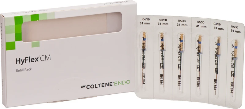 HyFlex® CM  Packung  6 Stück 31 mm, Taper.04 ISO 030