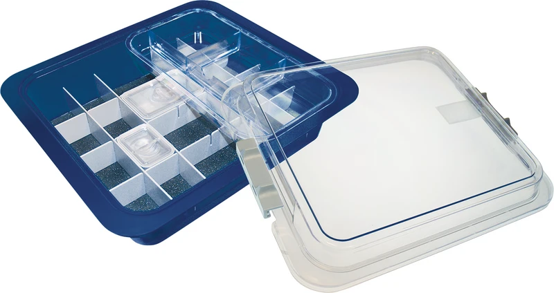 Komplette Materialwanne  Sortiment  1 Materialwanne dunkelblau inklusive Zubehör