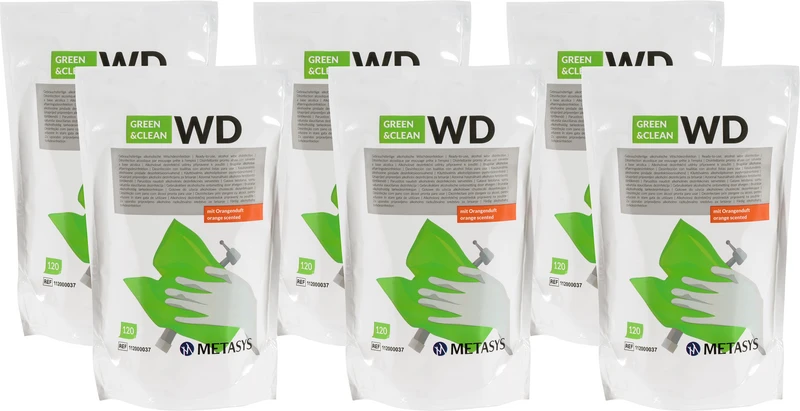 GREEN&CLEAN WD  Nachfüllpackung  6 x 120 Stück